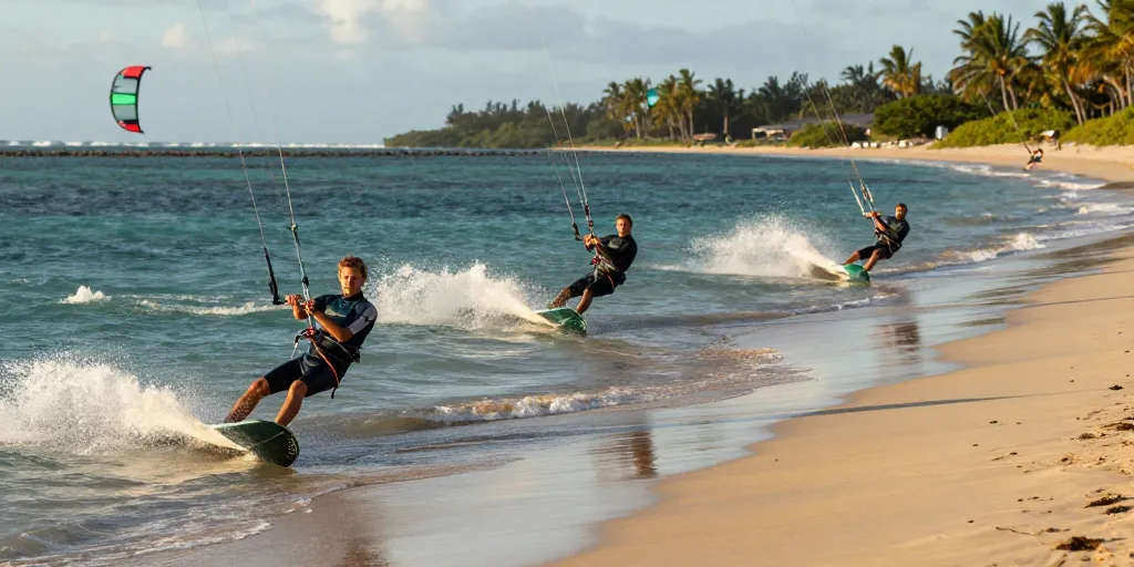 kitesurf ile maurice